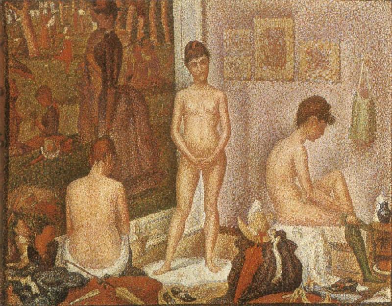 Georges Seurat The Post of Woman oil painting picture